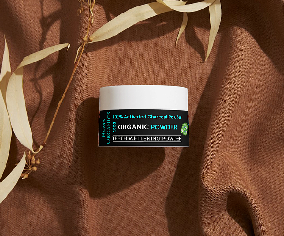 Huma Organics (Activated Charcoal Teeth Whitening Powder)