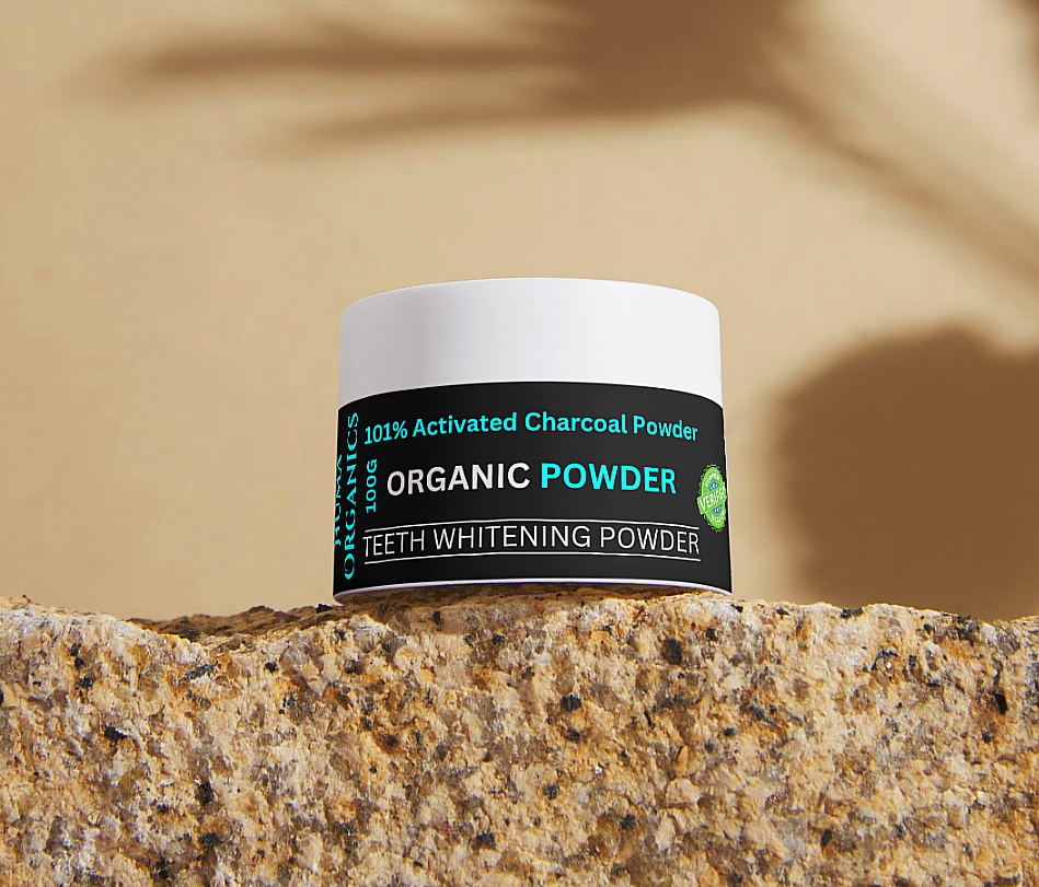 Huma Organics (Activated Charcoal Teeth Whitening Powder)