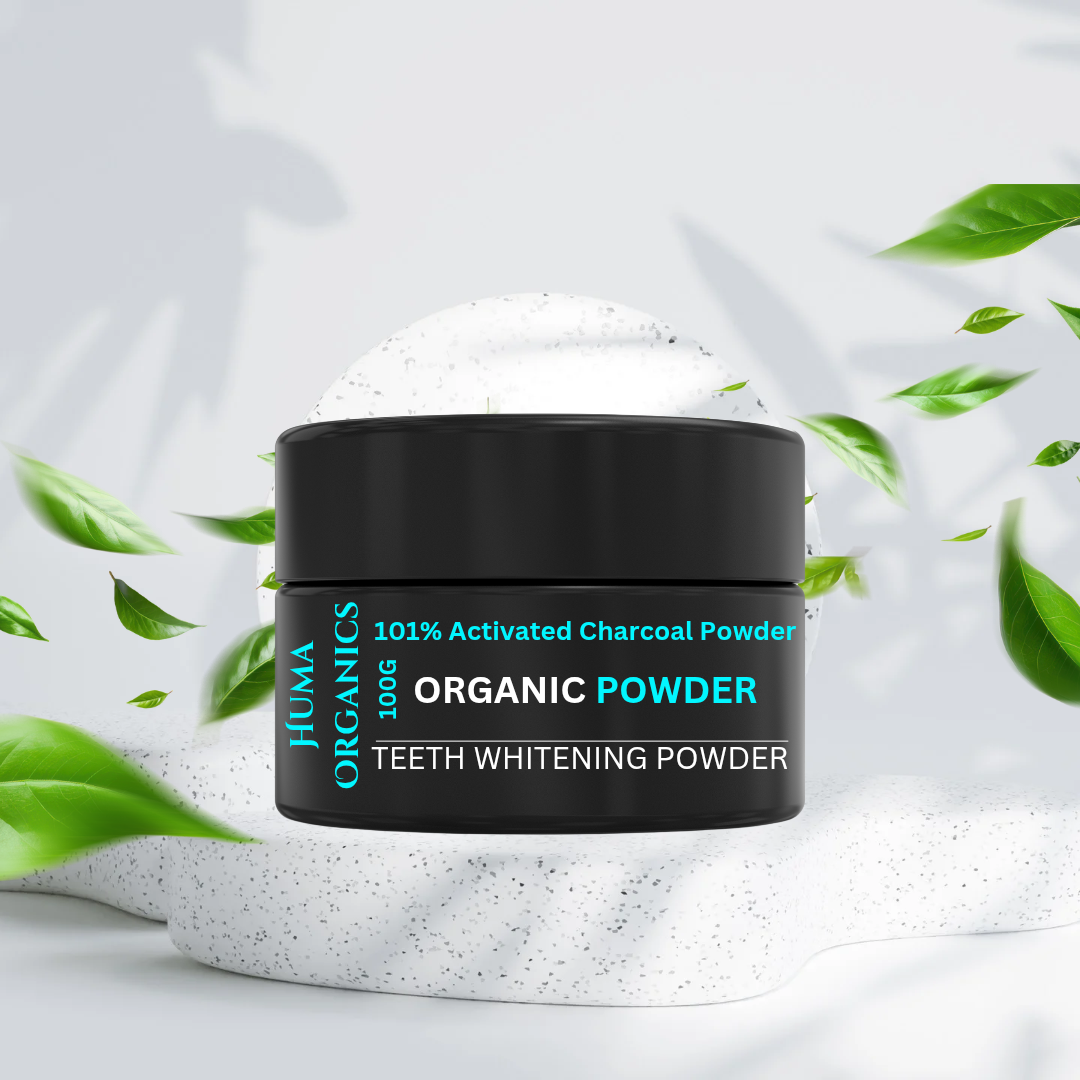 Huma Organics (Activated Charcoal Teeth Whitening Powder)